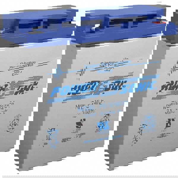 Rechargeable Lead Battery: 12V, Quick-Disconnect Terminal